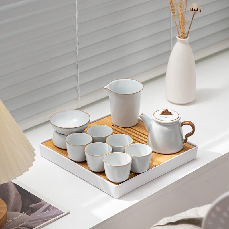 Phantom Mountain Ru Kiln Ceramic Tea Set
