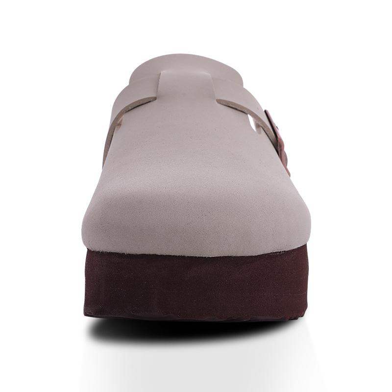 Móda Kidmi Móda Pánské Semišové Nazouváky Korkové Dřeváky Platformové Sandály Pánské Dřeváky Pantofle Venkovní Měkké Sandály na Podpatku s Podporou Klenby