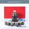 Home Tea Set: Anti-Scald Teapot, Ceramic Gongfu Cups, Stone Mill Semi-Automatic Brewer