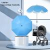 Guarda-sol de Carrinho de Bebé Guarda-chuva Universal Protetor Solar Anti-UV para Carrinhos, Acessórios de Carrinho de Proteção contra Chuva
