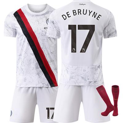 25-26 Manchester Venkovní dres Fotbalový dres pro děti a dospělé DEBRUYNE #17