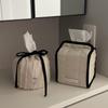 Stylish Square/Round Tissue Box Easy Access Space-saving Roll Paper Holder Home Organization Supplies