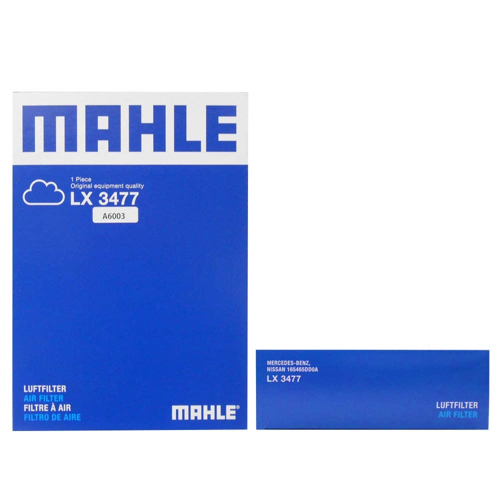 MAHLE Air Cleaner Filter for and and and Model Compatibility Must Be Made by the Original Filter MAHLE Mercedes-Benz A-Class, B-Class, CLA-Class,