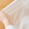 White Disposable Tablecloth Plastic Rectangle Round Table Plastic Film Tablecloth Waterproof Oil-proof Thickened