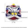 Sterling Silver S999 3D Lion Dance Spacer Beads for DIY Chinese Style Bracelets
