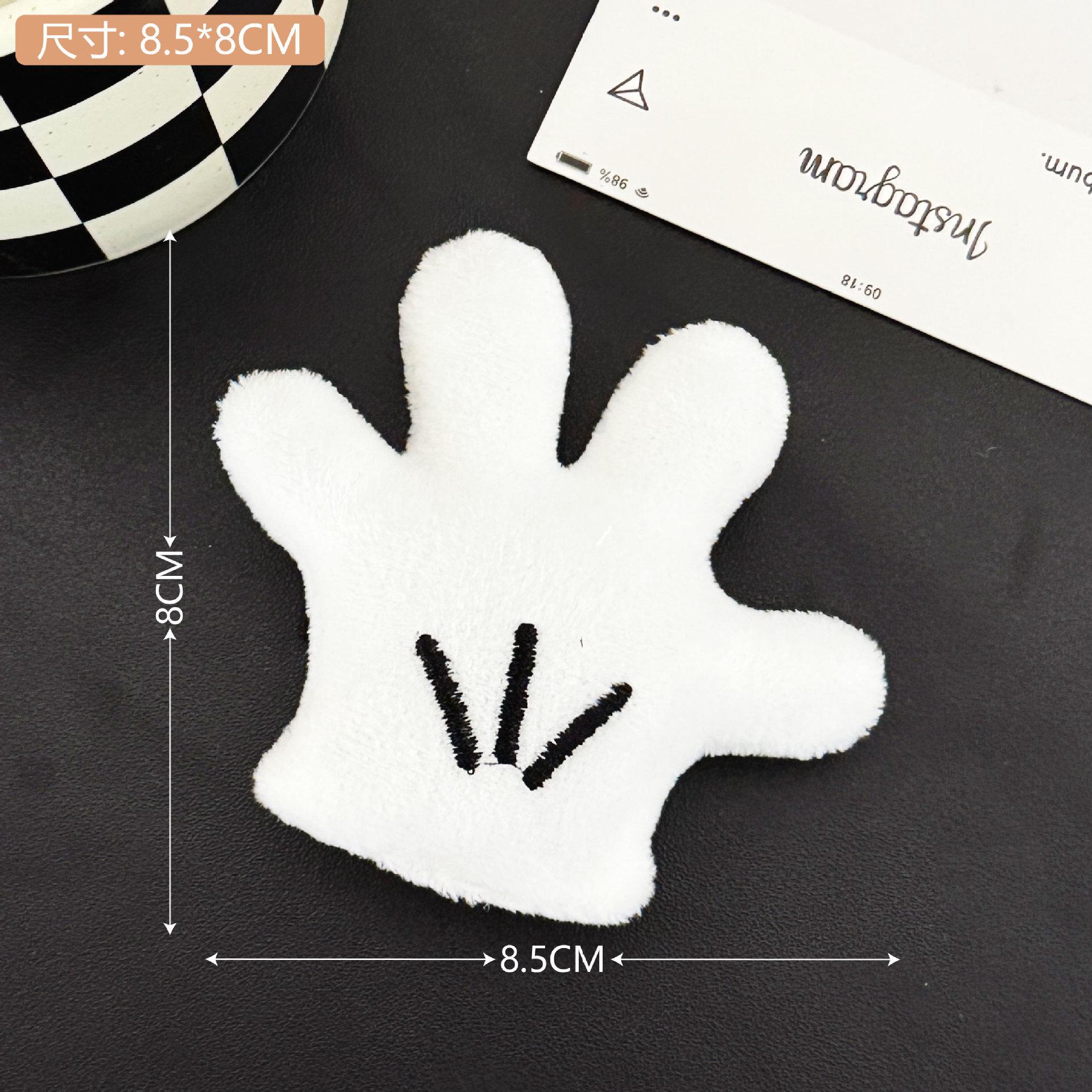 

1 шт. милый плюшевый маленький зажим для перчатки, трехмерная кукольная заколка для волос, заколка для ладони, креативная заколка для волос, универсальный зажим для челки для девочки