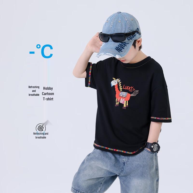 YOYO Fairy Tale Boys' Cotton Short Sleeve T-Shirt