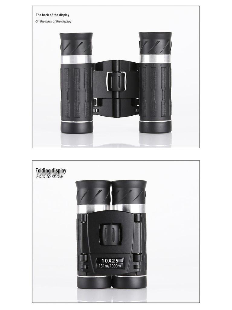 10x25 HD Binoculars & Smartphone Telescope for Concerts