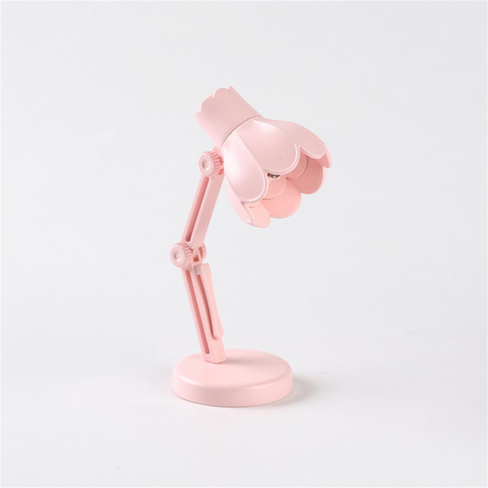 Tischleselampe 2023 Neue Schlafzimmerdekor Faltbare Buchbeleuchtung Mini-Nachtlampe Süßes warmes Licht Kreatives Blumenlicht