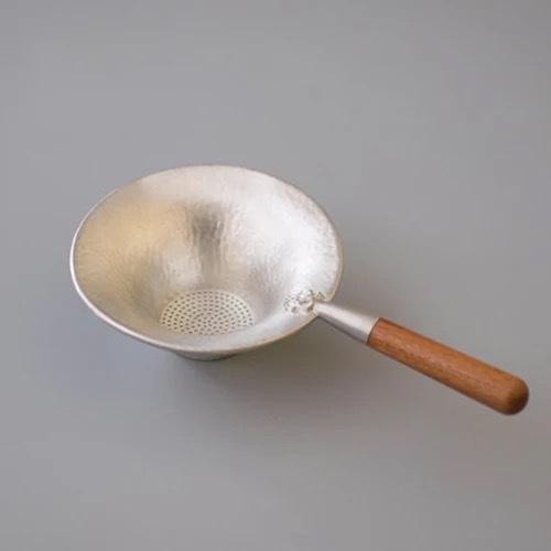 

Pure Tin Tea Funnel Solid Wood Handle Tea Strainer Pitcher Filter Kung Fu Tea Set Tea Accessories Strainer Tea Filter Diffuser