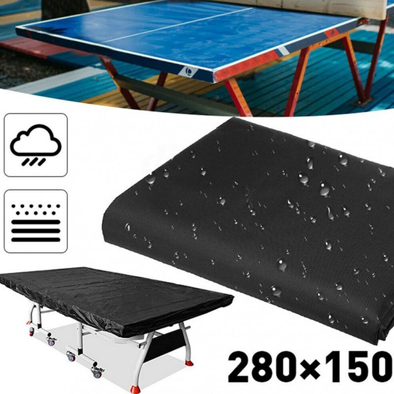 

Courtyard Tennis Table Cover Durable Waterproof Anti-UV Parasol Lounge Chair Swimming Pool Sunbathing Cover 280x150x5cm 280x150x5cm чёрный