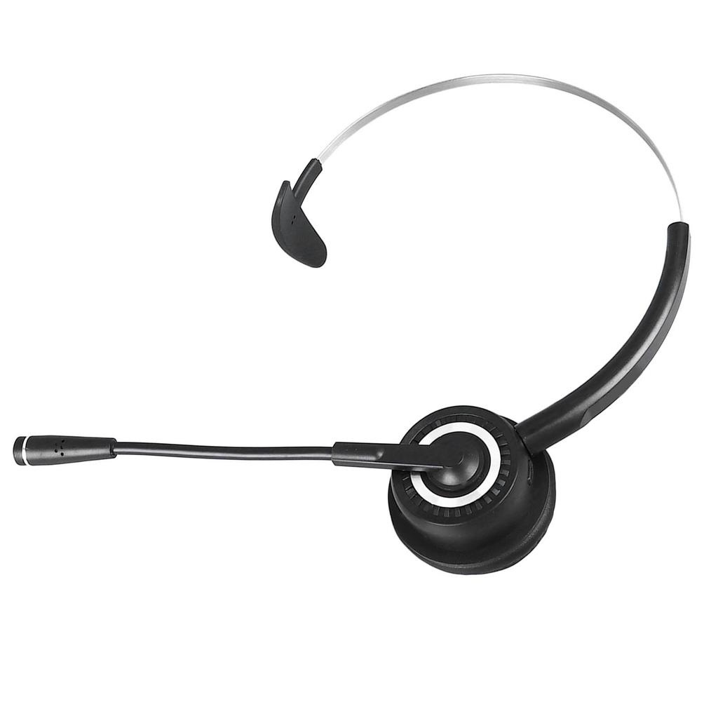 Bluetooth Telephone Headset Noise Reduction Single Ear Wireless Headphone for Customer Service