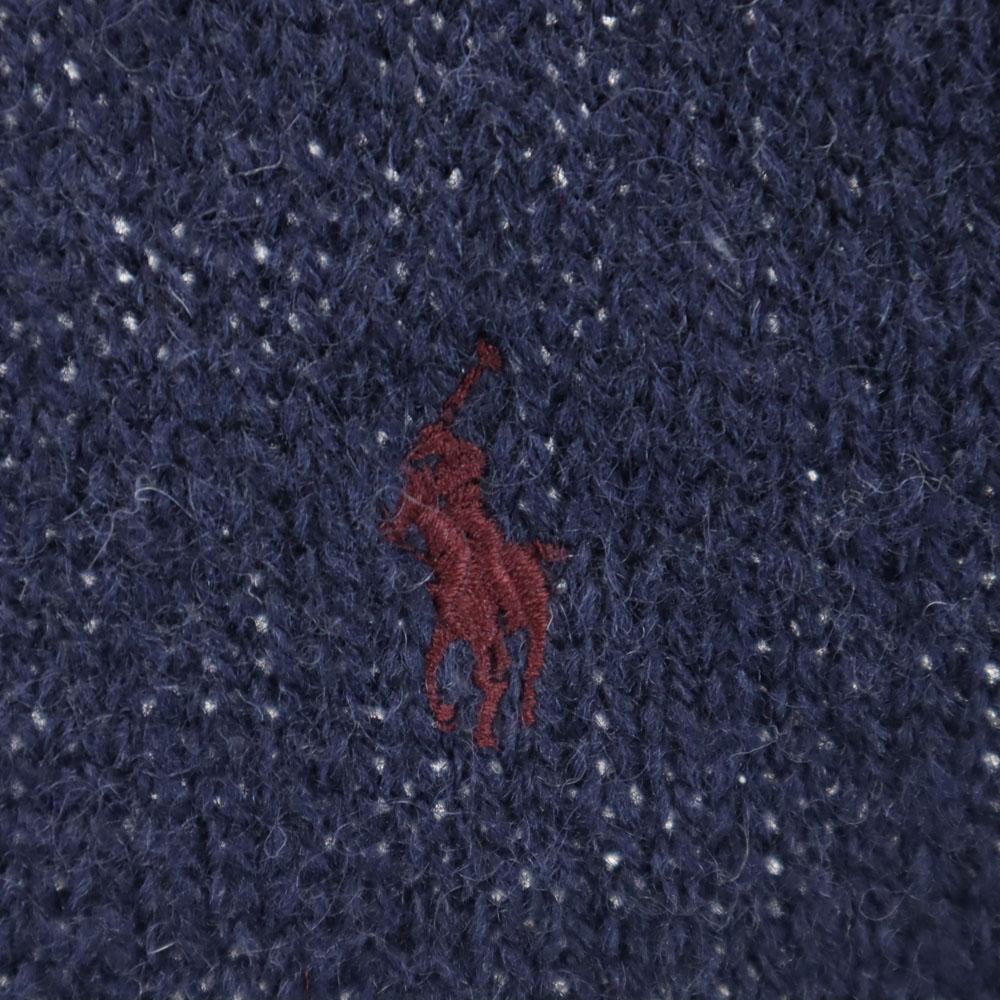 Polo by Ralph Lauren wool Long sleeve sweater M Navy knit Men's Used