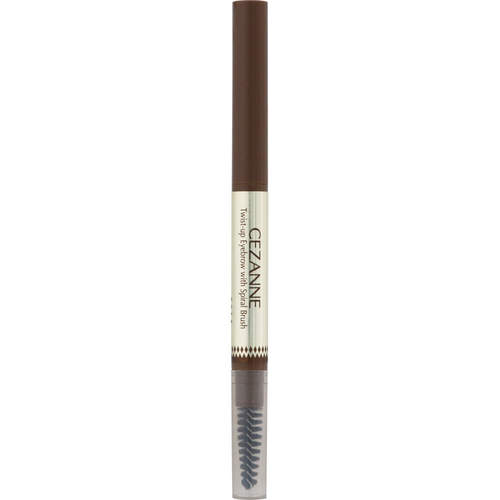 Cezanne Eyebrow Holder With Brush  02 Olive Brown  1