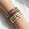 Enamel Vintage Cloisonne Bangle Colorful Women's Hand Bracelet Fashion Flower Bangle  Girls