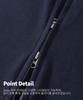 Topboy [Non-Fleece Or Fleece] Essential Oversized Two-Way Zip-Up Hoodie Navy