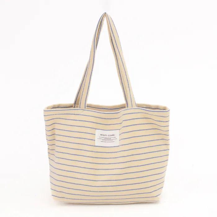 Terry Tote Bag Butter Blue