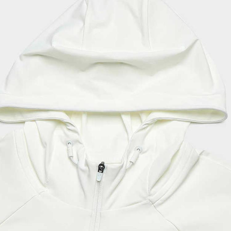 Fila Athletics Knitted Hooded Jacket Women Jackets Starlight-White A61W521501F-WT