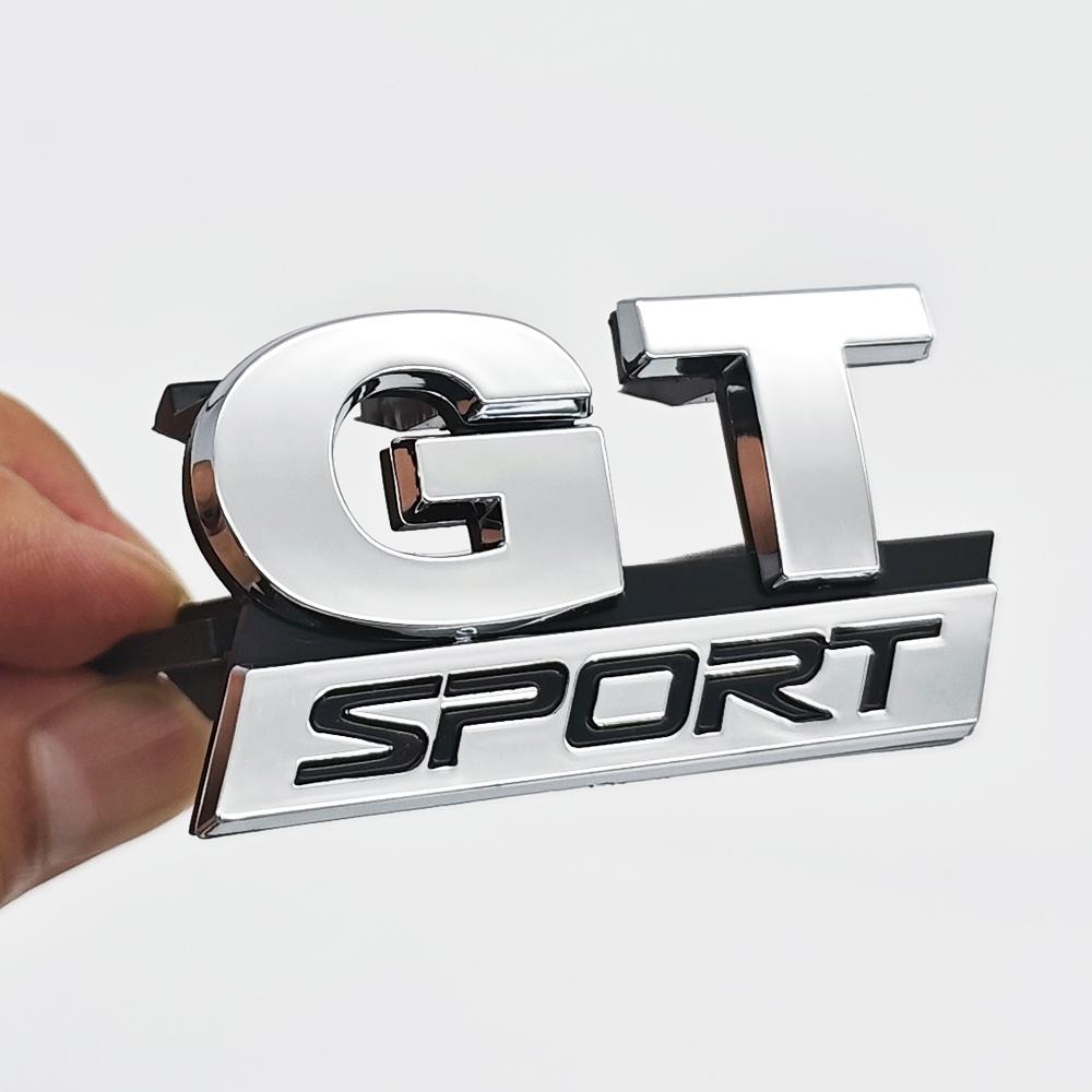 For VW Volkswagen Jetta MK5 Golf 3D ABS Logo GT Sport Emblem Car Front Grille Badge Sticker For Volkswagen VW Polo Golf 5 6 MK5