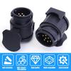 Trailer Plug Socket Adapter Protected Connection A30 Connector Car Accessories Euro Spec 13 To 7 Pin Trailer Adapter Adaptor