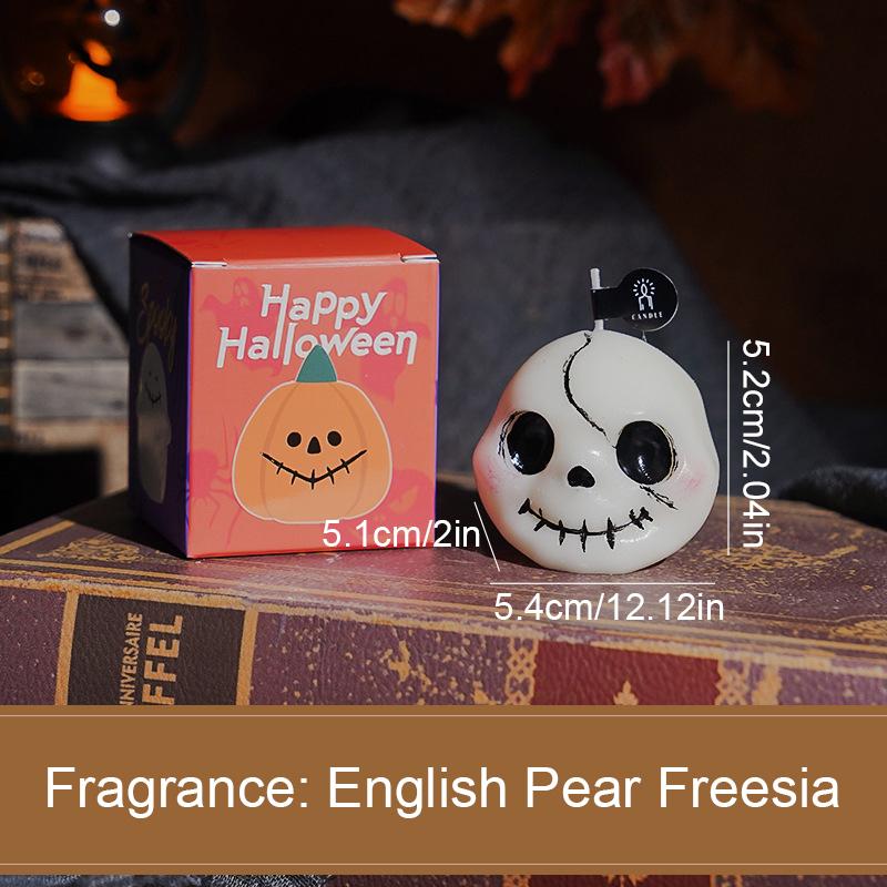 

Хэллоуин Свеча из соевого воска Настольная Настольная Мультяшный призрак Атмосфера Имитация тыквы Креативный подарок Украшение для вечеринки 3 стиля