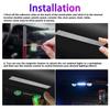 USB Charging In Car with Colorful LED Decorative Lights USB Charging Atmosphere Light Ambient Lights Interior Decorative Lights