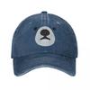 Polar Bear Lovers Unisex Women Baseball Cap Cartoon Distressed Cotton Caps Hat Vintage Outdoor Activities Snapback Cap