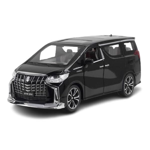 

Мини-автомобиль Toyota Alphard из сплава мини-автомобиля звук электропривод 1/24 (с & светом, модель) (черный) [элемент]