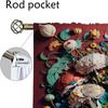 3D Printing Kitchen Curtains for Camera Partition Blackout Curtain for Room 2 Panel Home Interior Curtains Blinds Shades Living