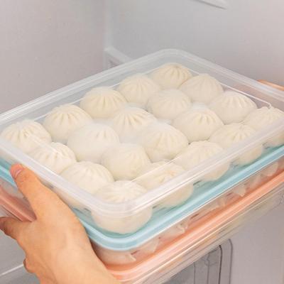 Gefrierbehälter für Teigtaschen 3 Stück/Set Lebensmittelaufbewahrungsbehälter Schnellgefrier-Teigtaschenportionierer Für Kühlschrank Küchenvorratsschrank