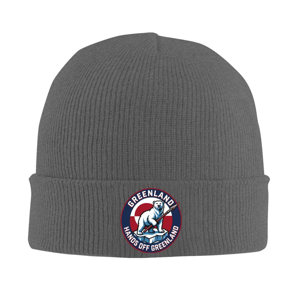 Hands Off Greenland Beanie Hats  Bonnet Hats Men Women Trendy Kpop Knit Hat Autumn Winter Graphic Warm Caps