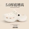 Summer Can Wear Thick-soled Hole Shoes Women's Home Light Breathable Non-slip Fashion Versatile Soft-soled Sandals Women