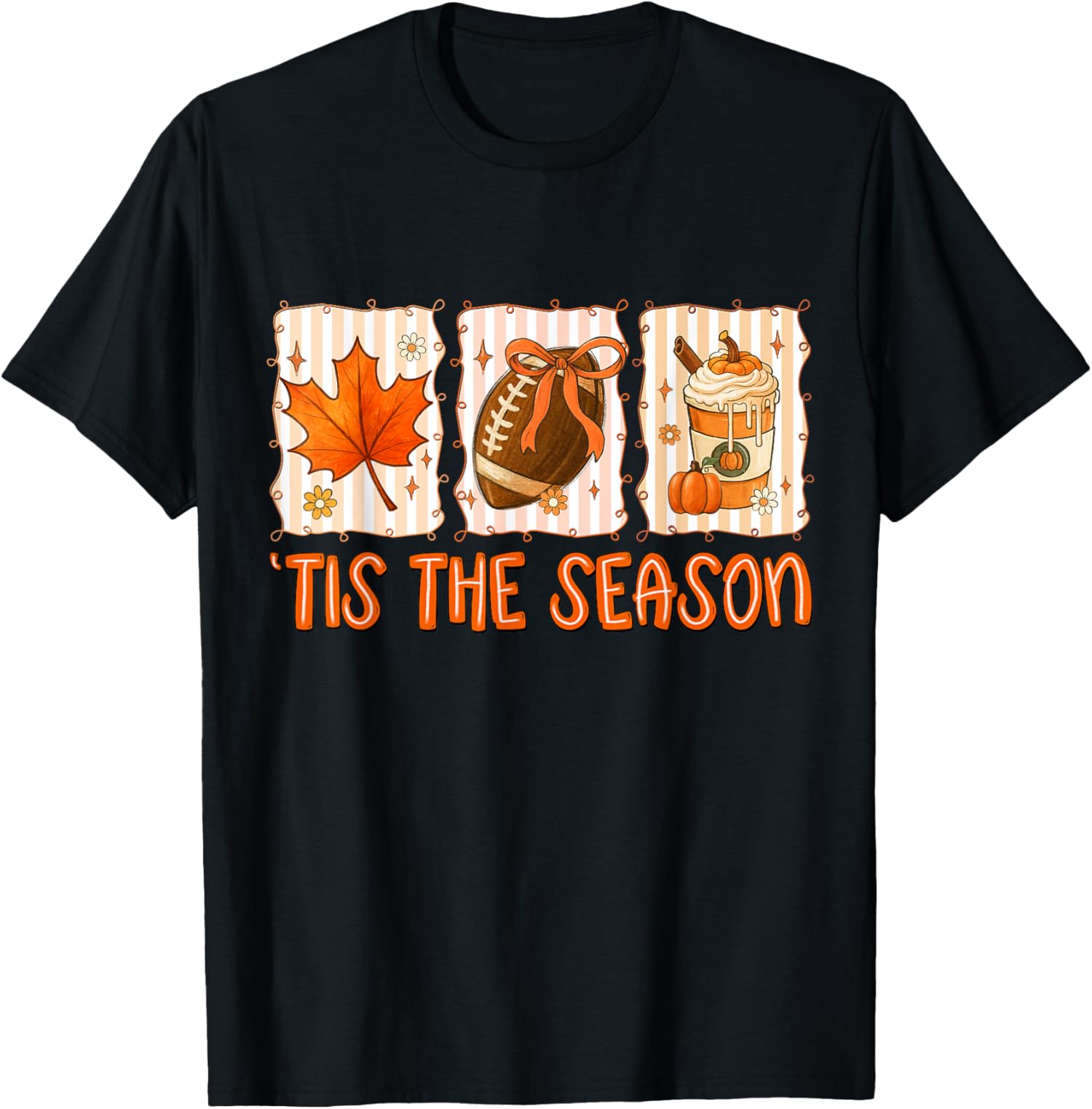 Tis The Season Football Halloween Thanksgiving Fun Unisex T-Shirt Unisex T-Shirt XXXL