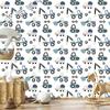 Wallpaper Machines on a light background for the living room and bedroom 50x1000