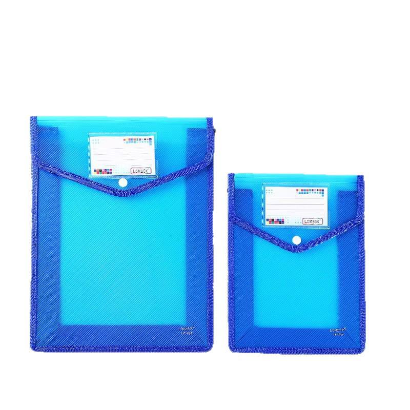 Vertical Snap Button Accordion File Bag - Large Capacity Document Organizer