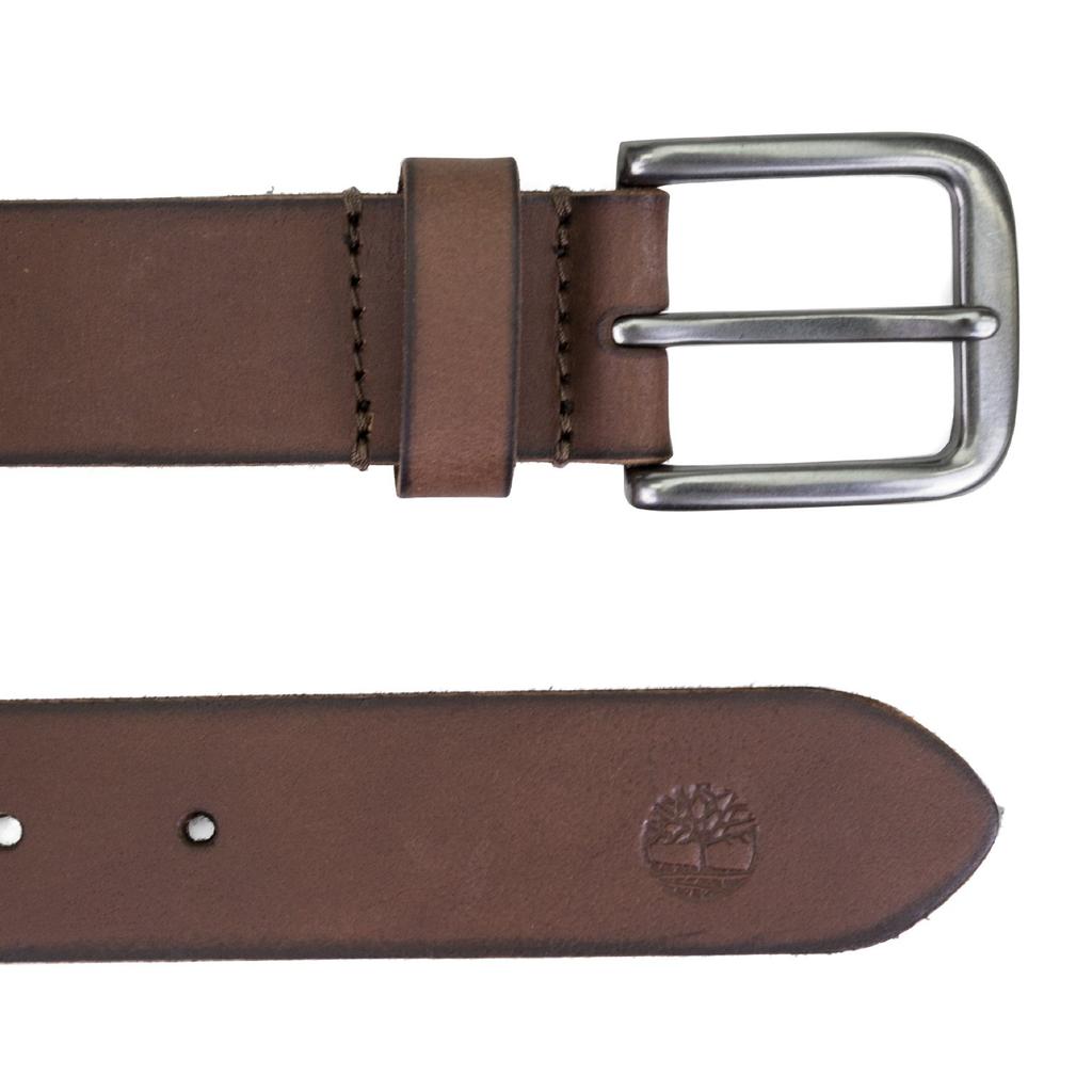 Timberland Classic Leather Jean Dark 38 Men's Belt, Brown,