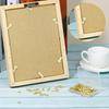 100PC Frame Picture Turn Button Fasteners Set Gold Hardware Backing Clips Picture Frame Backing Clips