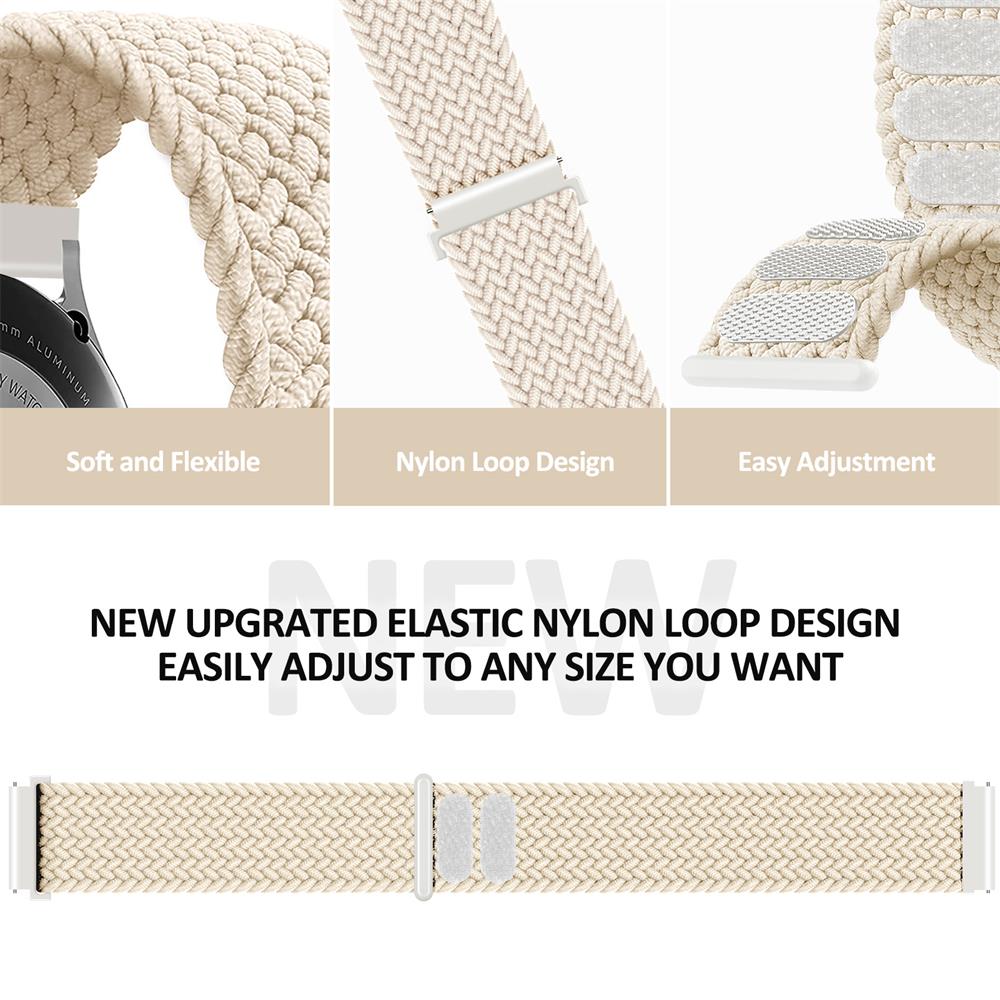 Braided Solo Loop Strap For Samsung Galaxy Watch 7/5/pro/4/6/Classic/active 2 correa bracelet Huawei watch GT/4/2e/2/3/pro band