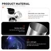 Car LED Ashtray Stainless Steel Liner Smoke Isolating Container For Volkswagen VW Polo Jetta Sagitar Magotan Passat B5 B6 B7 CCKD6