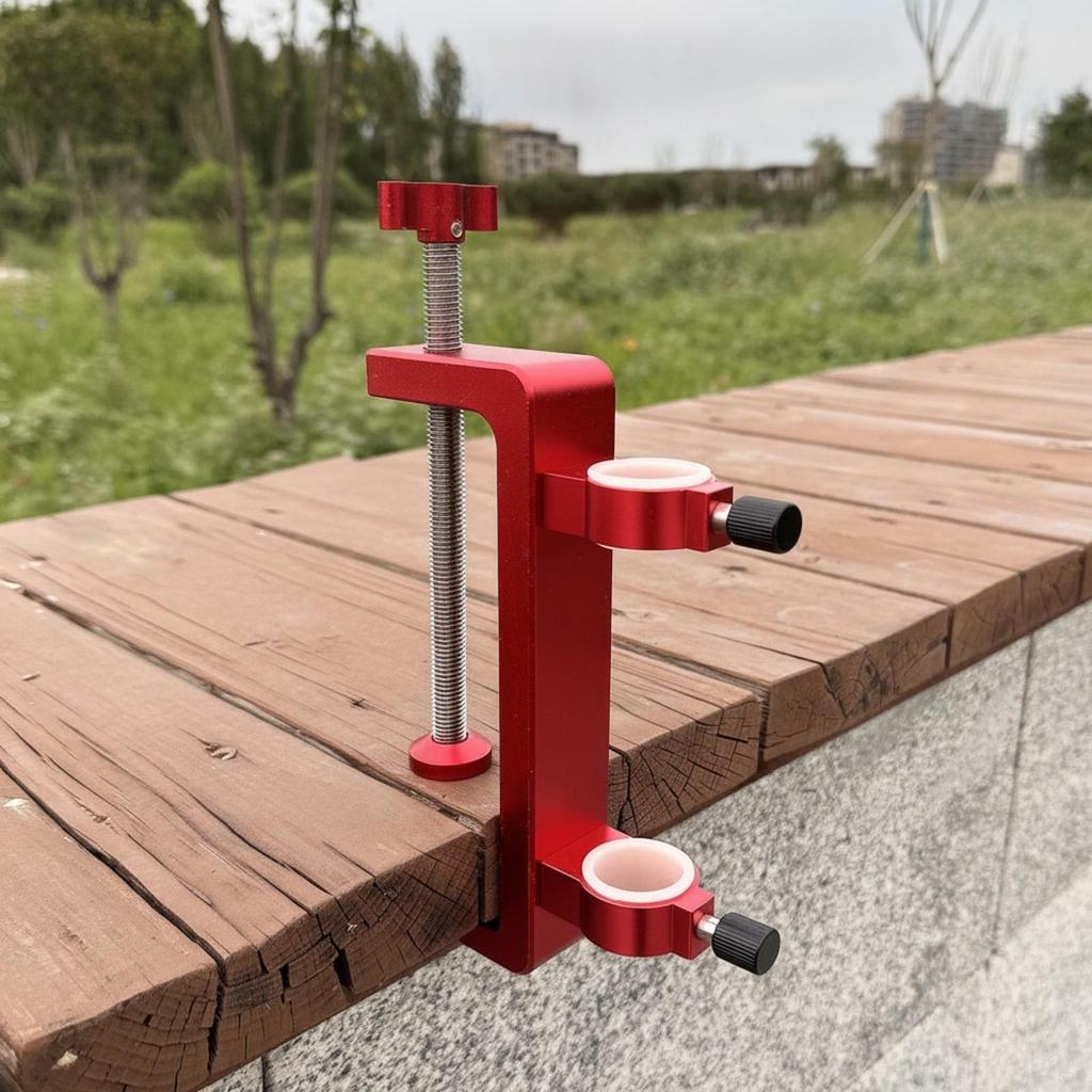 Réglable Fishing Umbrella Clamp with T-Handle Universel Support Pour Parapluie