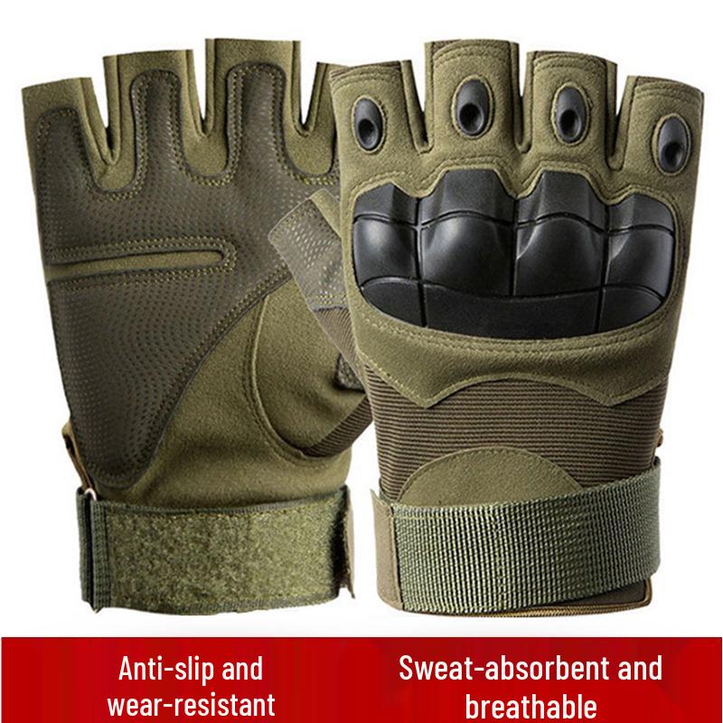Taktische Handschuhe für Herren: Halb- und Vollfingeroptionen für Outdoor-Radfahren, Motorradfahren, Militär, Kampfsport und Fitnessschutz