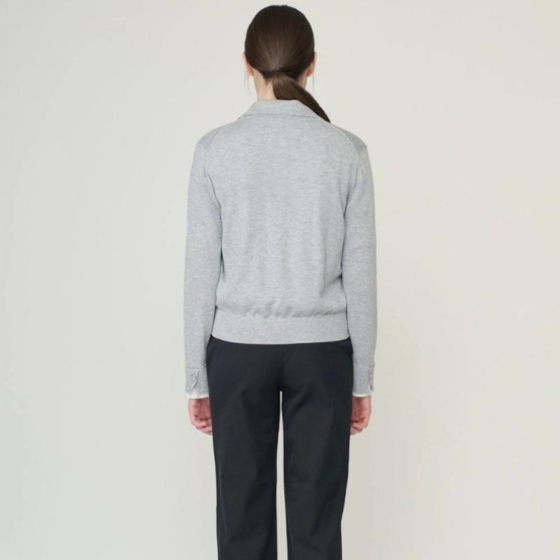 Bcbg Metal Collar Knit Cardigan B6m3g175