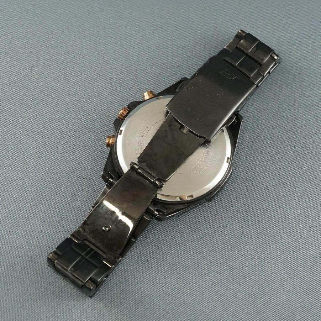 Used CASIO EDIFICE Watch USED EFR-556 Overseas Model Black Men's Casio X7500