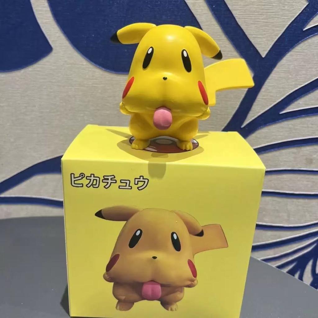 8cm/3.14inch Pokemon Anime Figure Ghost Face Doll Ornament Kawaii Character Model Desktop Decoration Funny Toy Gift