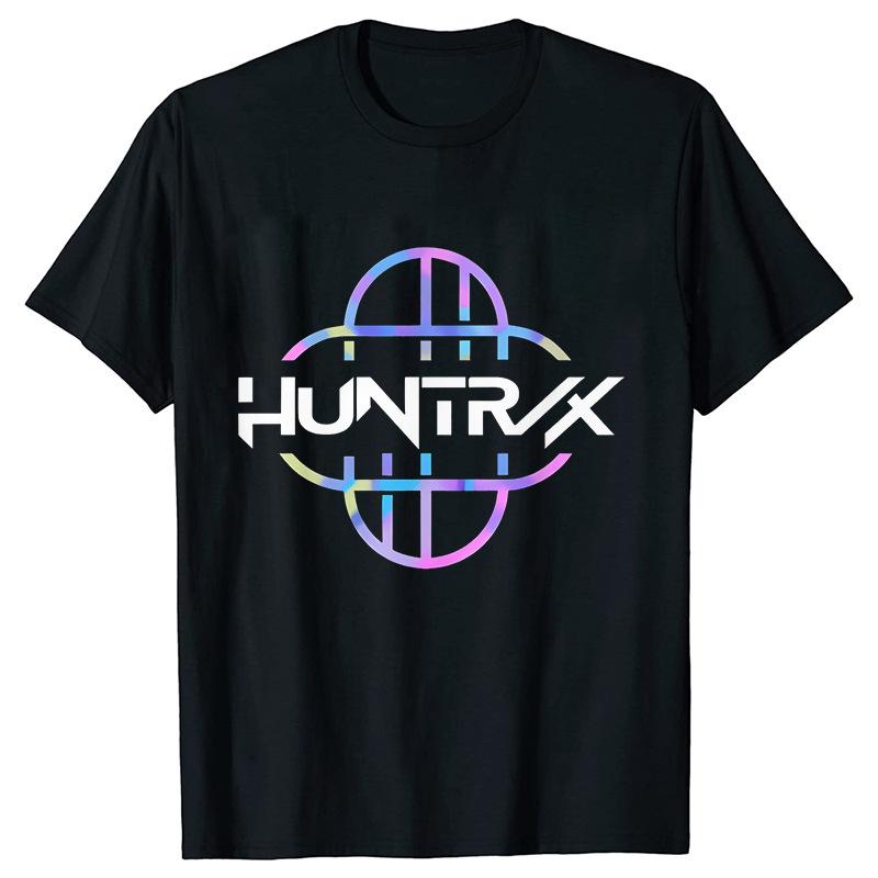 Kpop Huntrx Men's And Women's Short Sleeve T-shirt Unisex Tee Graphic Short Sleeve Shirt Unisex Men Women All-season