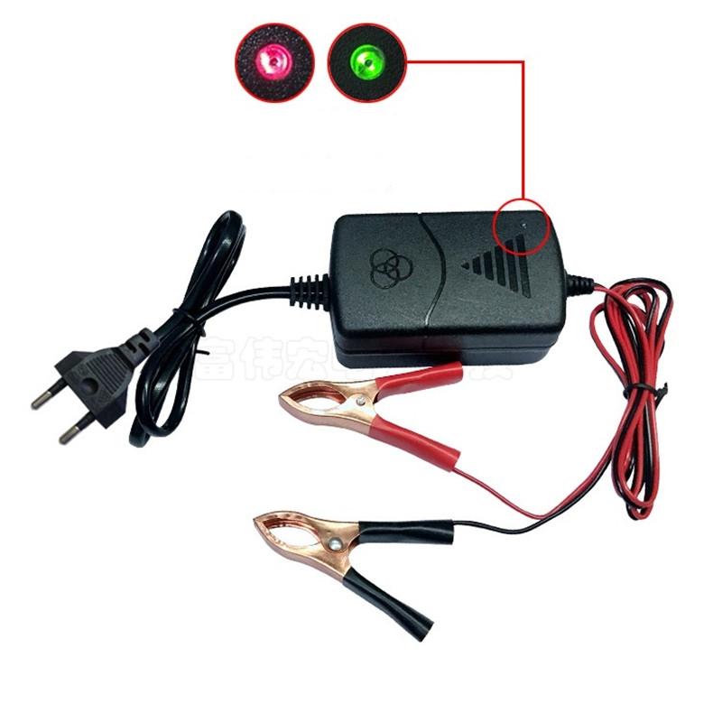 12V Intelligent Car Motorcycle Battery Charger Automatic Car Motorcycle Charger Multiple Protection Car Charger Accessories