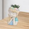 Artistic Flower Pot for Children, Playful Head Planter