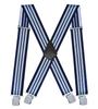 Men's 5 Cm Elastic Casual Polyester Suspenders with Clips