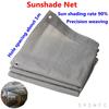 Anti-UV Grey Sunshade Net Balcony Heat Insulation Net Outdoor Garden Sunscreen Shade Cloth Car Sunshade Net Swimming Pool Plant