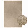 VidaXL ZIZUR Beige Rug 200x290 Cm Jute Look Indoor Outdoor, Outdoor Rug, Floor Mat, Indoor Rug, 4010411